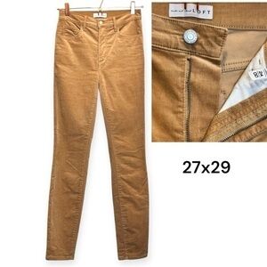 LOFT Skinny Corduroy Pants Perfect Camel size 24/00